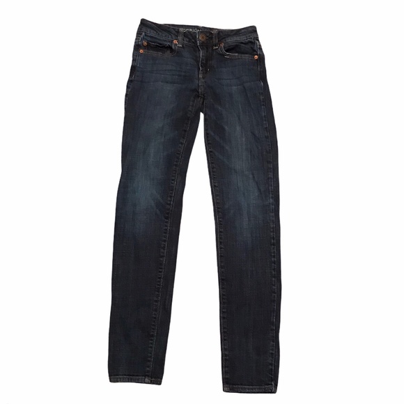American Eagle Distress Hi-Rise Jegging Jeans 00 R Regular - Picture 1 of 13